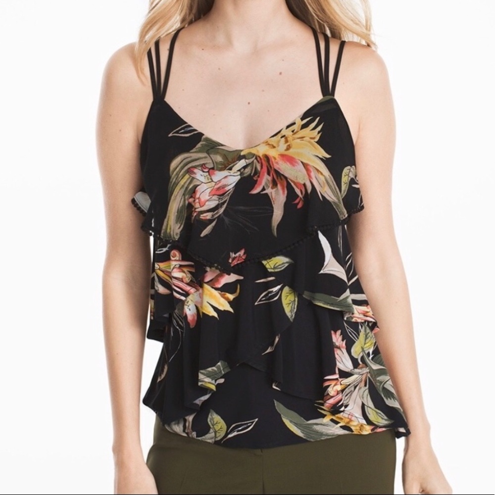 White House Black Market sleeveless top, L.